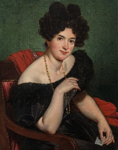 貴婦人の肖像 1830年頃 油彩・カンヴァス 作： フランソワ・パスカル・シモン・バロン・ジェラール