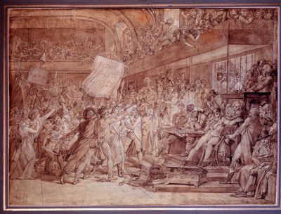 8月10日、パリ市民がチュイルリー宮殿を襲撃 作： Baron François Pascal Simon Gérard