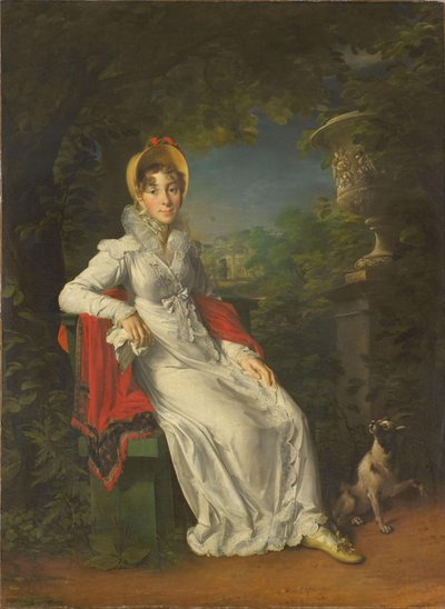 キャロラインボナパルト1782〜1839年、ナポリとシチリアの女王、ブローニュの森、1820〜1830年 作： Francois Pascal Simon Gerard