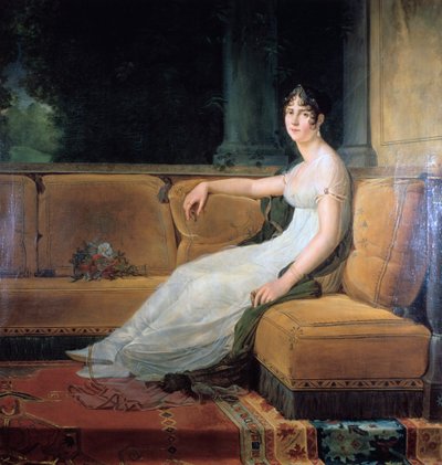 マルメゾンc1801でジョセフィン皇后。 作： Francois Pascal Simon Gerard