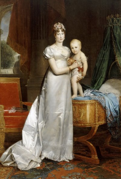 ローマの王とマリー・ルイーズ皇后 作： Francois Pascal Simon Gerard