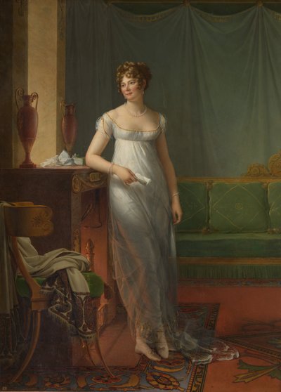 マダムチャールズモーリスドタリーランペリゴール1761-1835年頃1804年。 作： Francois Pascal Simon Gerard