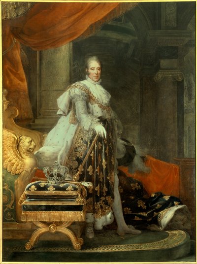 シャルル10世の肖像 作： Francois Pascal Simon Gerard