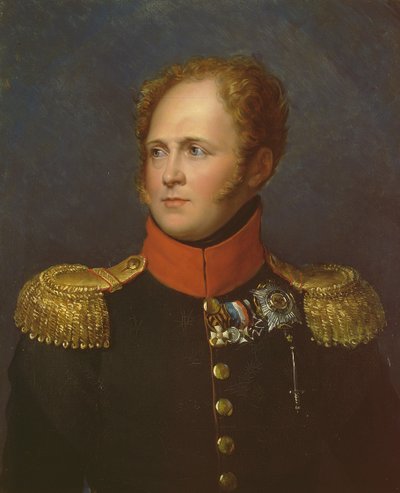 皇帝アレクサンドル1世の肖像1777-1825年、1814年 作： Francois Pascal Simon Gerard