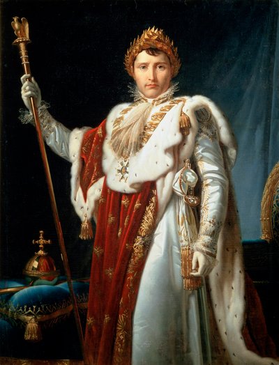 ナポレオン1世ボナパルト皇帝の肖像、c1804 作： Francois Pascal Simon Gerard