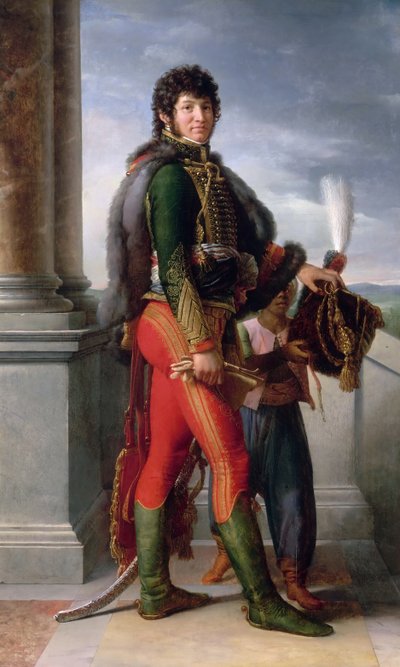 ヨアヒム・ムラットの肖像1767-1815 作： Francois Pascal Simon Gerard