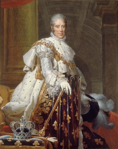 フランス国王シャルル 10 世の肖像、1757 年から 1836 年、1825 年。 作： Francois Pascal Simon Gerard