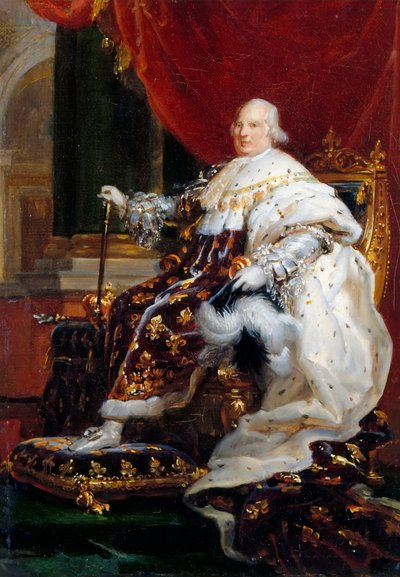 ルイ18世の肖像1755-1824 作： Francois Pascal Simon Gerard