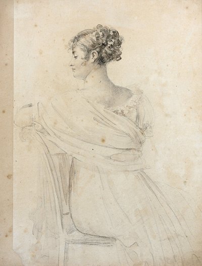 レカミエ夫人の肖像1777-1849。 作： Francois Pascal Simon Gerard