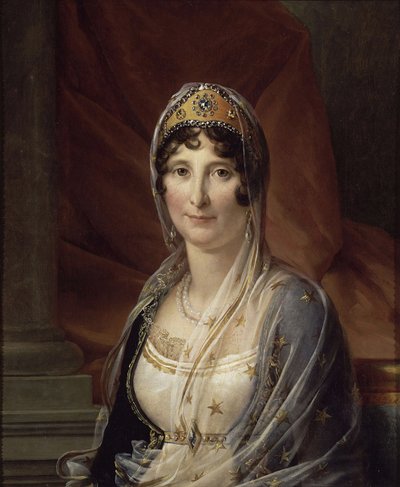 マリア・レティツィア・ラモリノ・ボナパルト1750-1836の肖像、ナポレオン・ボナパルトの母、1804年頃 作： Francois Pascal Simon Gerard