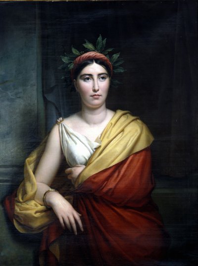 歌手ジュディッタパスタの肖像画 作： Francois Pascal Simon Gerard