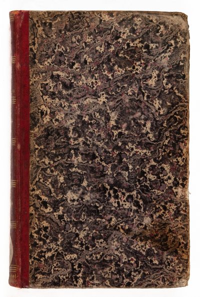 Genie du Christianisme、1802（革と大理石の紙） 作： Francois Rene Vicomte de Chateaubriand