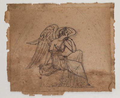 寓意的人物像 1825年頃 （紙にインクとチョーク） 作： Francois Rude