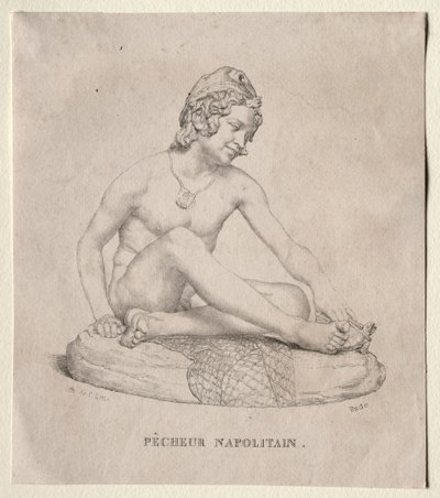 ナポリの漁師、1835年。 作： Francois Rude