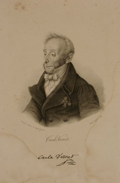 アントワーヌCharles Horace Vernet、通称Carle Vernet（1758-1836） 作： Francois Seraphin Delpech