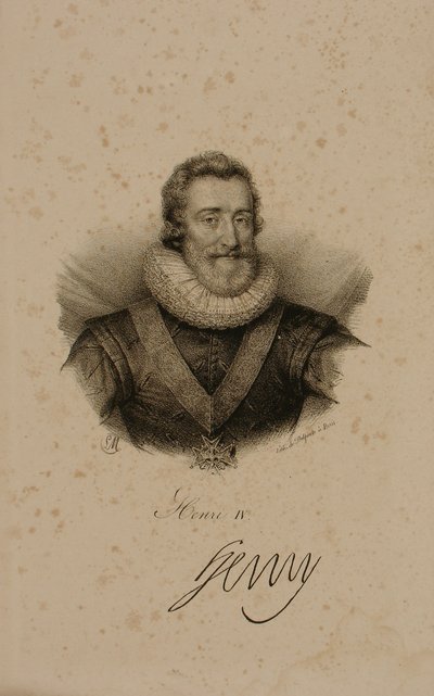 フランスのアンリ4世（1553-1610） 作： Francois Seraphin Delpech