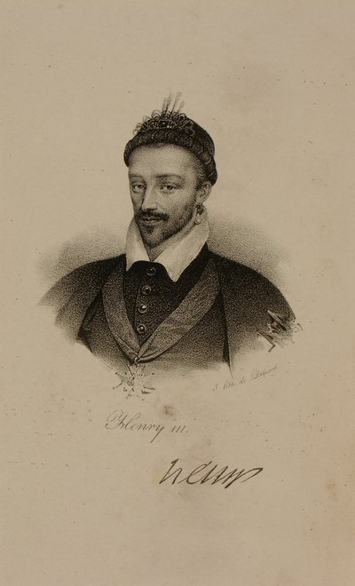 フランスのアンリ3世（1551-89） 作： Francois Seraphin Delpech