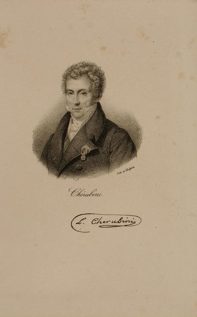 ルイージ・ケルビーニ（1760-1842） 作： Francois Seraphin Delpech
