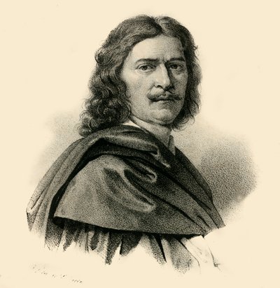 ニコラ・プッサン、1594-1665、c1830。 作： Francois Seraphin Delpech