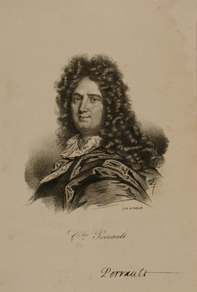 チャールズ・ペローの肖像（1628-1703） 作： Francois Seraphin Delpech