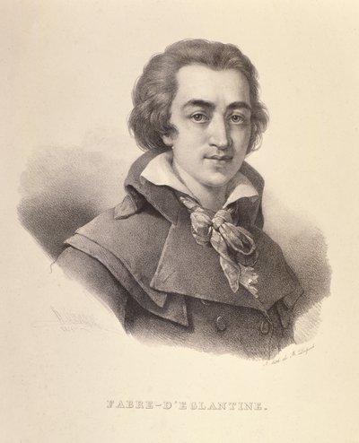 ファーブル・デグランティヌスの肖像（1750-94）、1825 作： Francois Seraphin Delpech