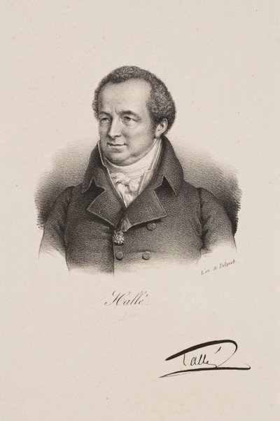 カール・ハレの肖像 作： Francois Seraphin Delpech