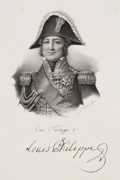 ルイ＝フィリップ王の肖像画 作： Francois Seraphin Delpech