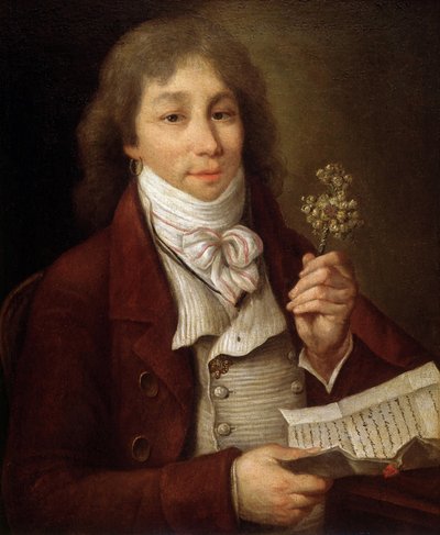 ファーブル・デグランティーヌの肖像 (1755 - 1794) 作： Francois Thomire
