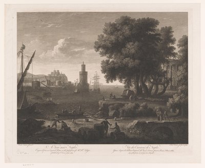 ナポリ近くの海岸の眺め ナポリ近くの景色 / Vüe des Environs de Naples (オブジェクトのタイトル) 作： Francois Vivares