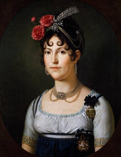 スペインのマリア・ルイサ、ルッカ公爵夫人の肖像（サン・イルデフォンソ 作： Francois Xavier Fabre