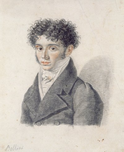 ヴィンチェンツォ・ベリーニの肖像（1801-35） 作： Francois Xavier Fabre