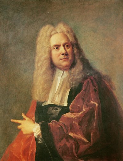 ジャン・エベールと推定されるアルダーマンの肖像 作： Jean François de Troy