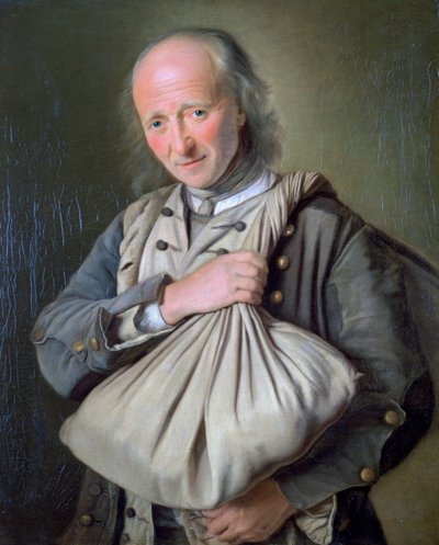 ダブルサックを持つ男、c1725-1778 作： Francoise Duparc