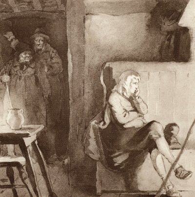 Matthew Arnold による The Scholar-Gipsy のイラスト (カラー リソ) 作： Frank Adams