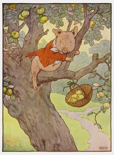 三匹の子ぶたのイラスト 作： Frank Adams