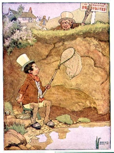 Little Tommy Tittlemouse（Blackie & Son社「My Nursery Story Book」より）（本のイラスト 作： Frank Adams