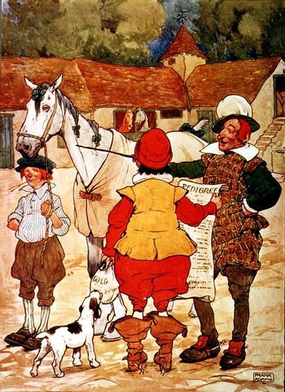 昔、年老いた灰色の雌馬がいて 作： Frank Adams
