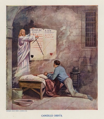 キャンセルされた債務（カラーリトグラフ） 作： フランク・ベアード