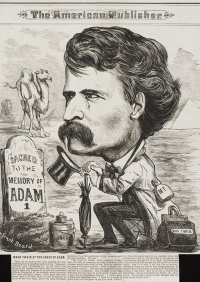 アメリカの出版社、パブ。1872年（リトグラフ 作： Frank Beard