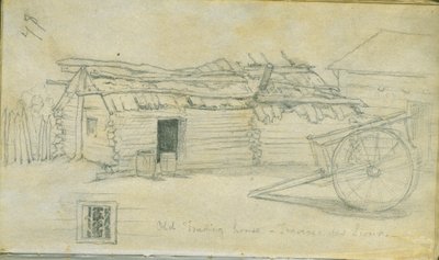 旧商社、トラバースデスー、1851年 作： Frank Blackwell Mayer
