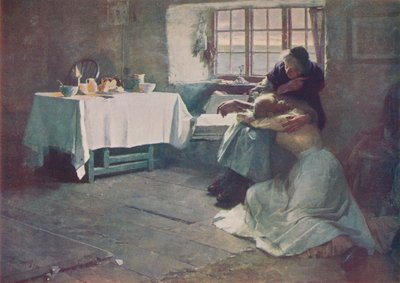 絶望的な夜明け、1888、c1915 作： Frank Bramley