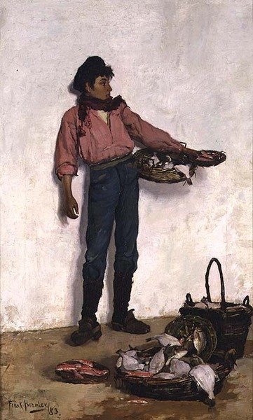 ナポリタン・フィッシャー・ボーイ、1883年頃（75202も参照 作： Frank Bramley