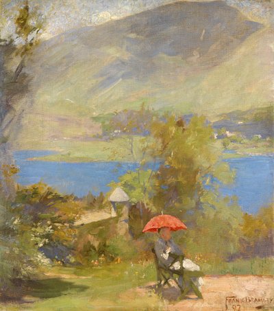 グラスミアの芸術家の妻 作： Frank Bramley