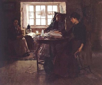 漁師の家 作： Frank Bramley