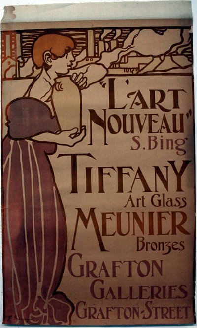 ラール・ヌーヴォー、グラフトン・ギャラリー 作： Frank Brangwyn