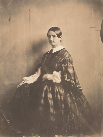 女性の肖像、c。 1850年。 作： Frank Chauvassaigne