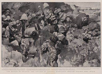 コレンソの戦い、ヒルヤード将軍旅団のフォートワイリー戦 作： Frank Craig