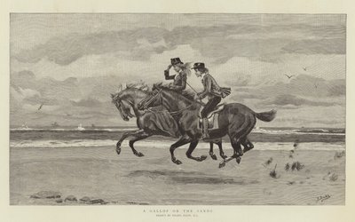 砂浜のギャロップ 作： Frank Dadd