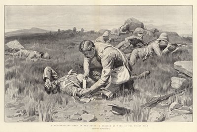 前線の非戦闘員のヒーロー、射撃線での外科医 作： Frank Dadd