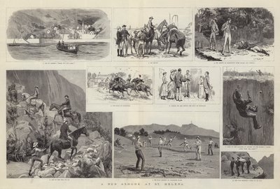 セントヘレナで上陸 作： Frank Dadd